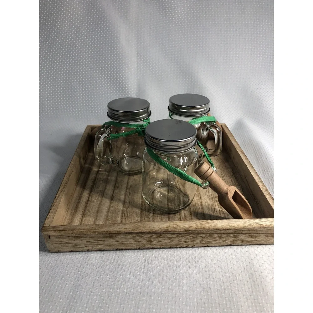 Bath Salts Spoons-Jars & Tray